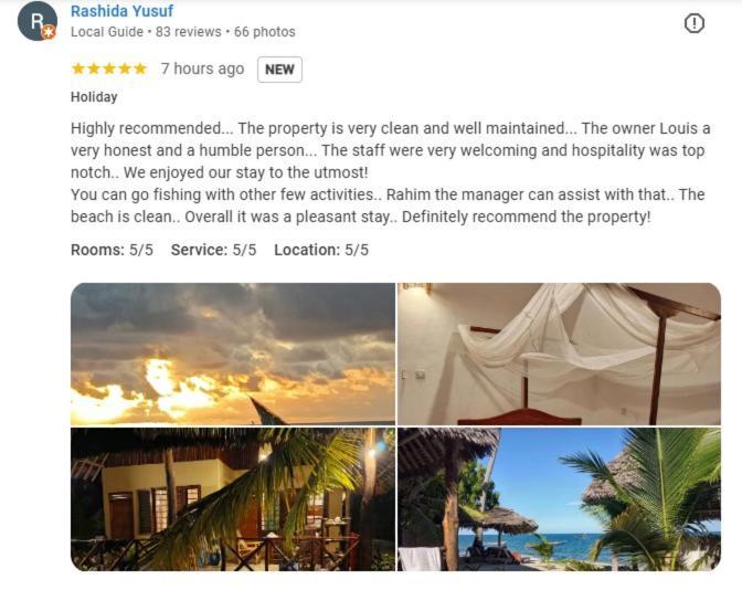 Lui Ushongo Beach House Pangani 외부 사진